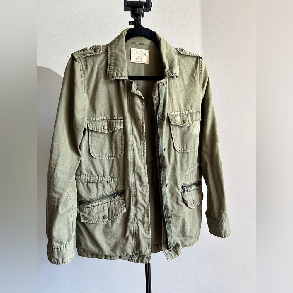 ✨ Lily Aldridge for Velvet by Graham Spencer | Green Utility Jacket | Size XS